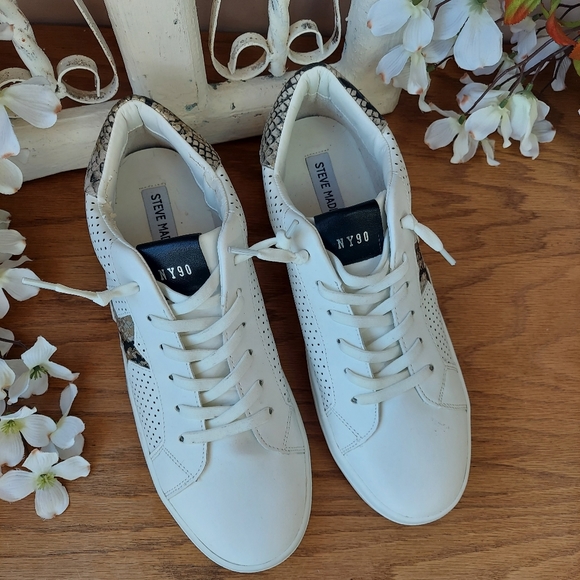 Steve Madden Havana leather sneakers size 10 - Picture 7 of 10